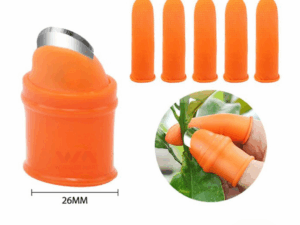 Silicone Vegetable And Fruits Thumb Cutter Finger cutter 5 in 1