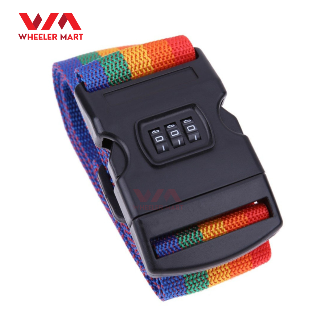 Adjustable Luggage Strap Belt With Lock - Image 2