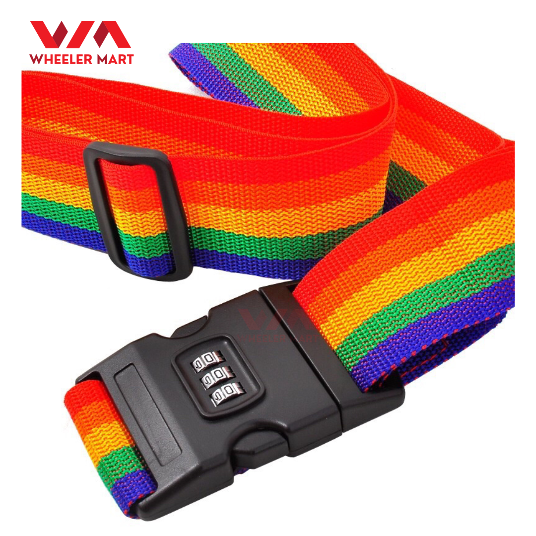 Adjustable Luggage Strap Belt With Lock - Image 4